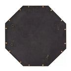 Specchio da parete e d'accento ottagonale Bastian 28"x28" Howard Elliott: Oro antico, cornice in ferro, pronto per essere appeso