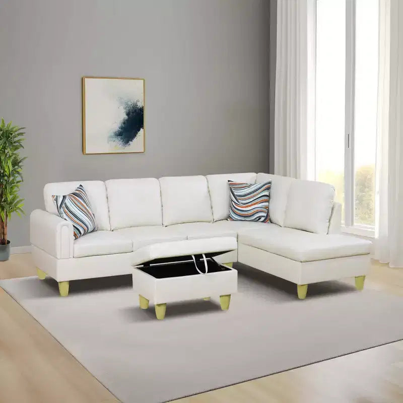 Set divano in ciniglia e velluto, 3 pezzi, marrone/grigio/verde/rosso/bianco, posti fino a 7 persone