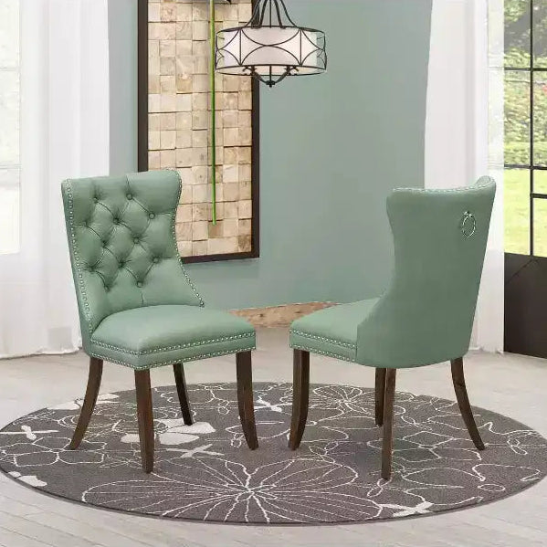 HomeStock Parsons Dining Chairs - Button Tufted