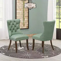 HomeStock Parsons Dining Chairs - Button Tufted
