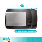 Stander Wonder Tray, Vassoio TV Girevole Regolabile e Scrivania per Laptop con Portabicchieri e Supporti per Laptop, XL, Nero