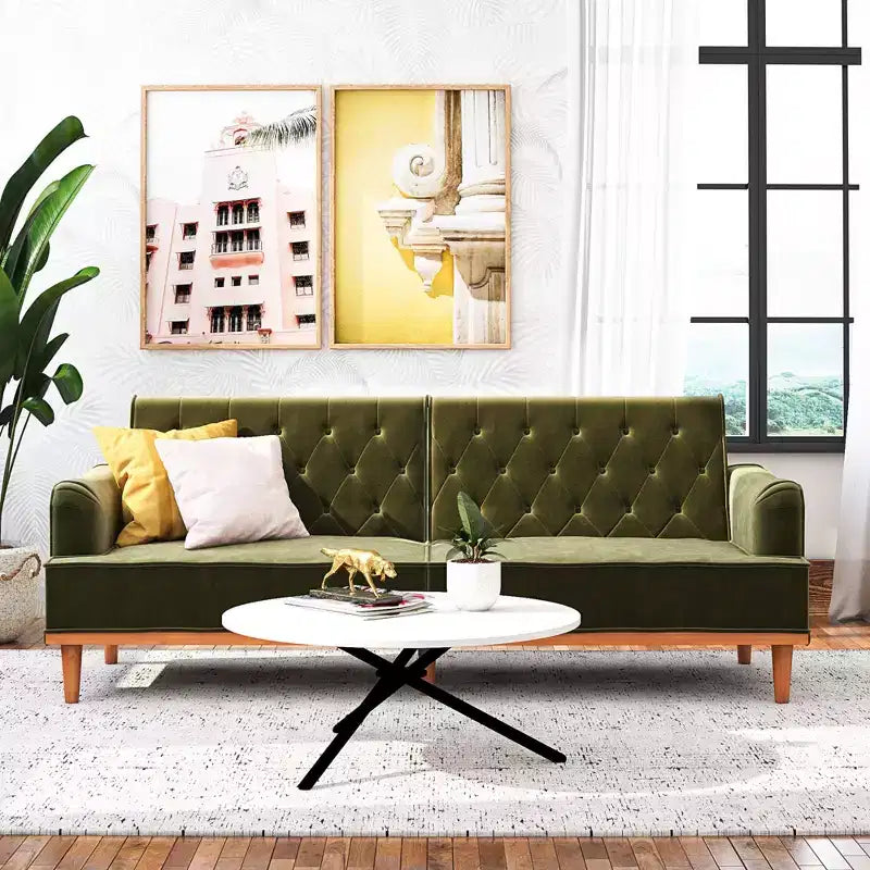 Futon Vintage Mr. Kate Stella con molle a spirale