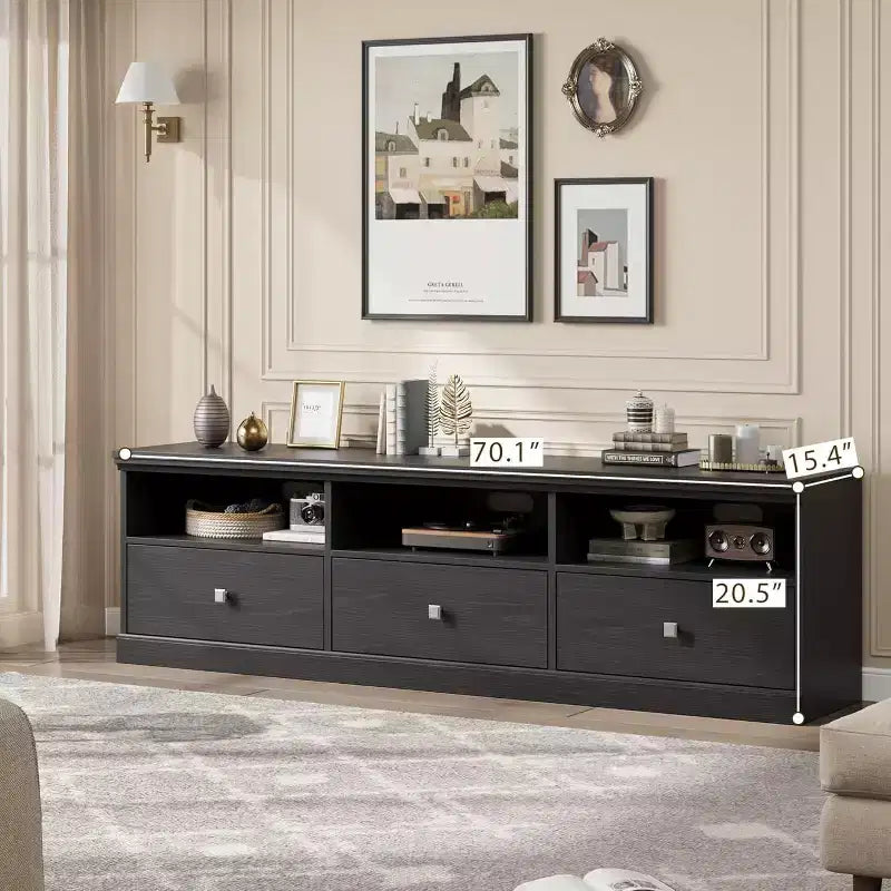 Mobile TV – Beige / Nero / Grigio / Bianco | Stile Mid-Century | Adatto fino a 75"