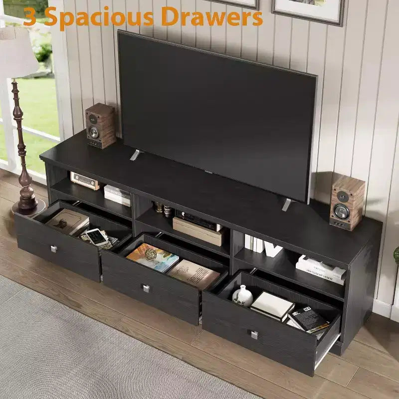 Mobile TV – Beige / Nero / Grigio / Bianco | Stile Mid-Century | Adatto fino a 75"