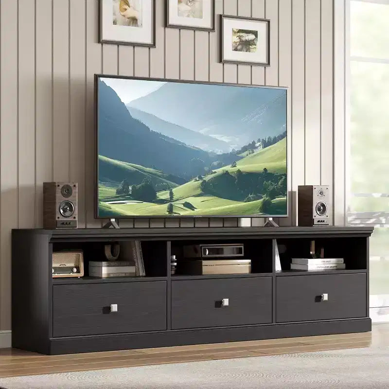 Mobile TV – Beige / Nero / Grigio / Bianco | Stile Mid-Century | Adatto fino a 75"