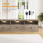 Mobile TV – Beige / Nero / Grigio / Bianco | Stile Mid-Century | Adatto fino a 75"