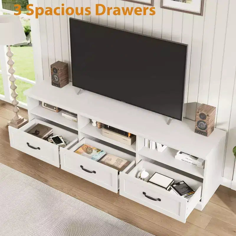 Mobile TV – Beige / Nero / Grigio / Bianco | Stile Mid-Century | Adatto fino a 75"