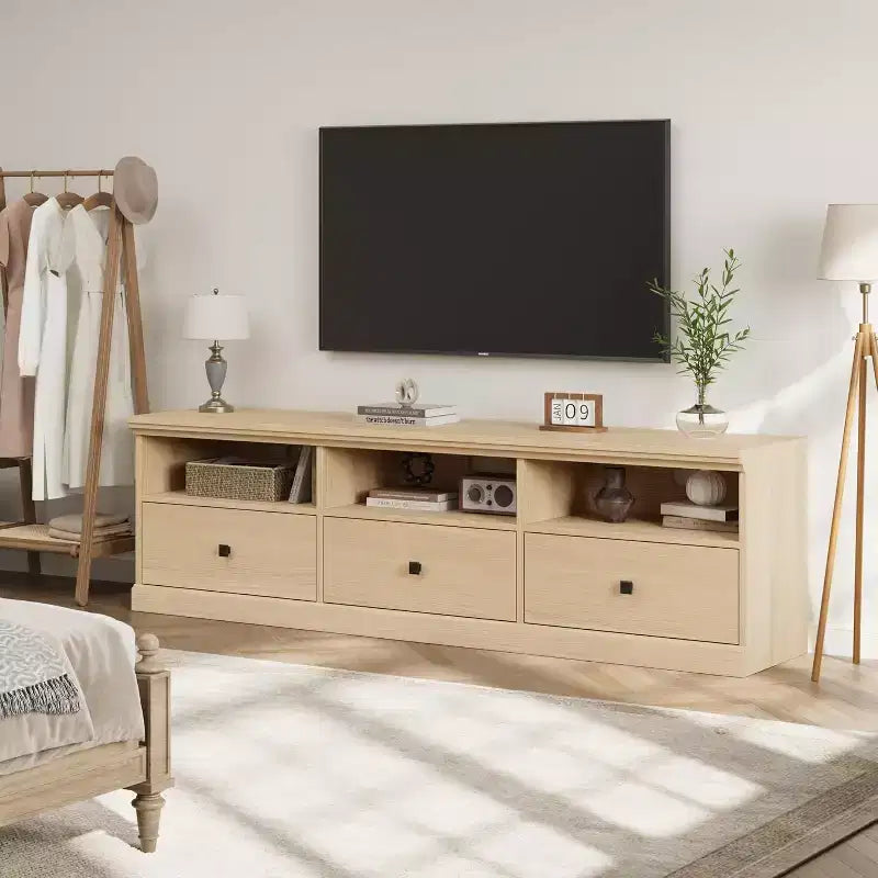 Mobile TV – Beige / Nero / Grigio / Bianco | Stile Mid-Century | Adatto fino a 75"