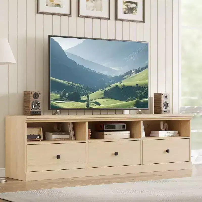 Mobile TV – Beige / Nero / Grigio / Bianco | Stile Mid-Century | Adatto fino a 75"