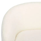 Poltrona girevole Petryna Boucle - SFV4822 - Avorio - Safavieh Couture