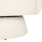 Poltrona girevole Petryna Boucle - SFV4822 - Avorio - Safavieh Couture