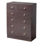 Cassettiera Karl Home a 6 cassetti in truciolato marrone, larghezza 66 cm