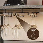 Credenza mobile bar a 3 livelli con portabottiglie e spazio contenitore, mobile buffet con portabicchieri e anta a rete, per cucina, soggiorno e bar