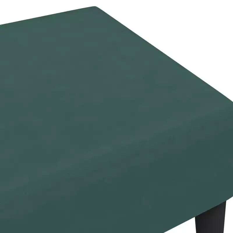 CLIHOME Ottomana Moderna Poggiapiedi, Sgabello Pouf Rivestito in Velluto per Poggiapiedi, Seduta Compatta d'Accento per Soggiorno
