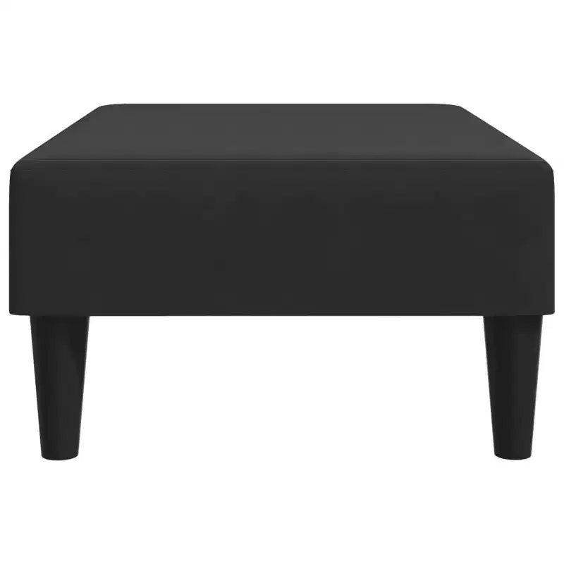 CLIHOME Ottomana Moderna Poggiapiedi, Sgabello Pouf Rivestito in Velluto per Poggiapiedi, Seduta Compatta d'Accento per Soggiorno