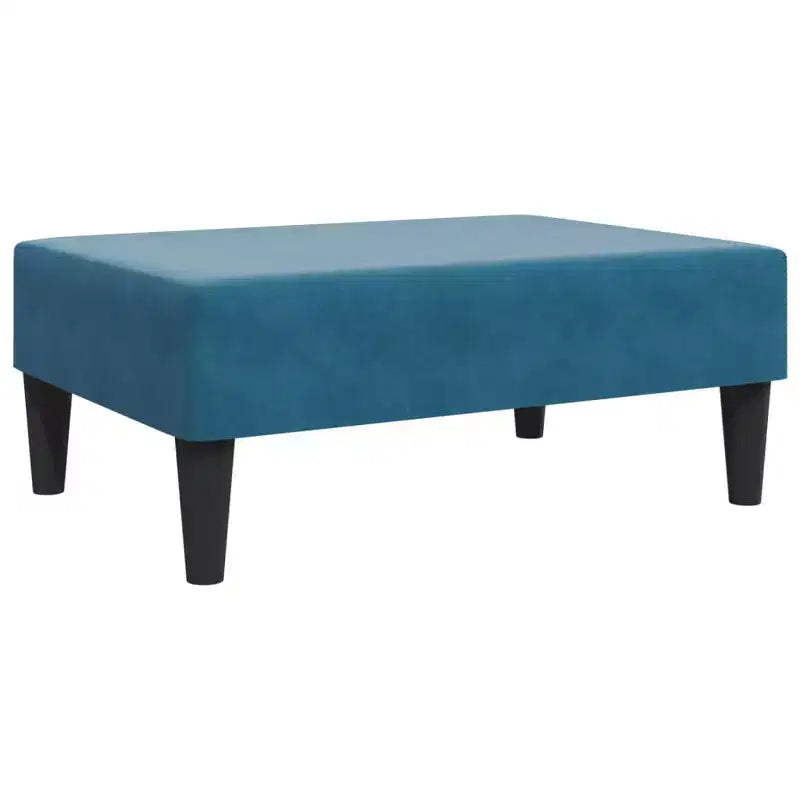 CLIHOME Ottomana Moderna Poggiapiedi, Sgabello Pouf Rivestito in Velluto per Poggiapiedi, Seduta Compatta d'Accento per Soggiorno