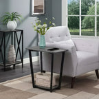 HomeStock Rectangle Metal Table Top End Table 1 -piece