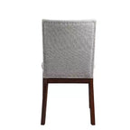 Set di 2 sedie laterali Amalie da 18" Beige - Steve Silver Co.: Mid-Century Modern, Finitura Noce, Rivestimento in Poliestere