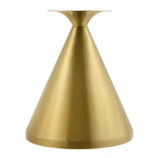 Tavolo da pranzo rotondo Modway Tupelo da 40" in legno, oro e bianco