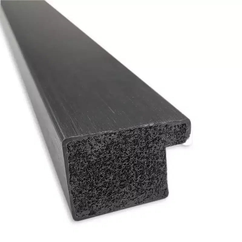 Specchio da parete per bagno Grace Narrow Brushed, cornice nera - Amanti