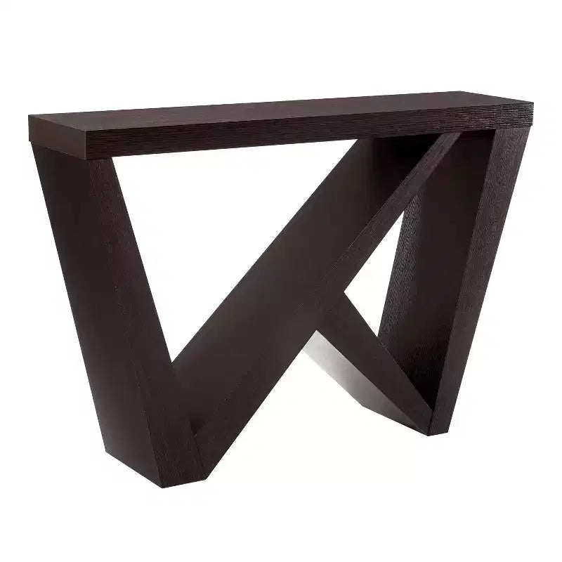 24/7 Shop At Home 48 Tavolo consolle rettangolare moderno Sunguard con design geometrico